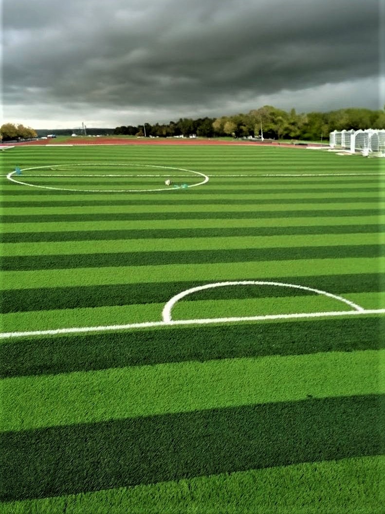 artificial grass football ground